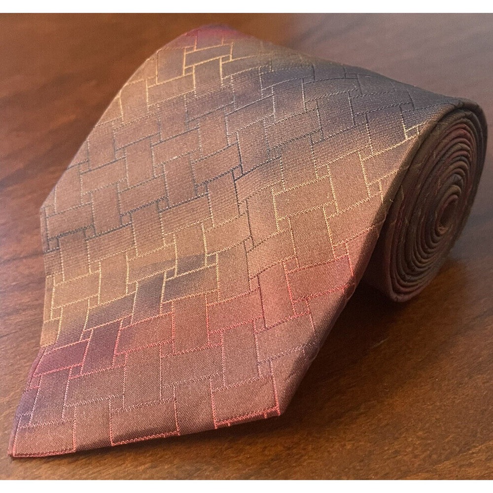 Metropolitan By Lord & Taylor 100% Silk Men’s Neck Tie L58” W4”